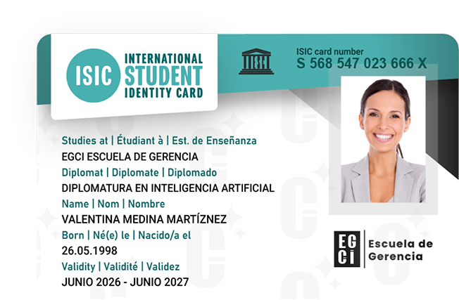 Carnet internacional ISIC - EGCI Escuela de Gerencia